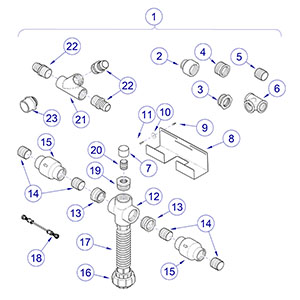 Smart Vac G Tee Assembly