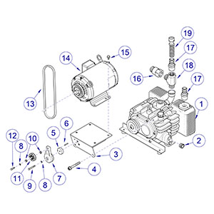 Smart Vac G Base Unit Pump Assembly