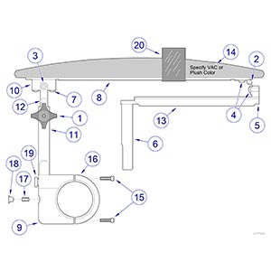 Midmark® Biltmore Chair IV Armboard 154081-Xxx
