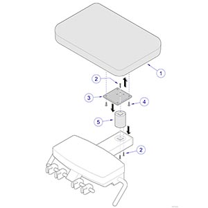 Asepsis 21 152396-01 Cart Work Surface, 18" x 13"