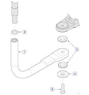 LR Lower Arms Elevance Chairs for Model 153818