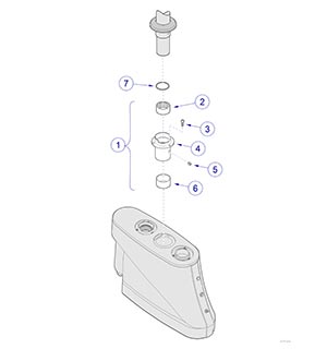 Procenter Console Bearing