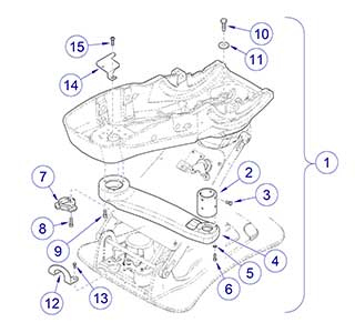 Elevance Console Mounting Components