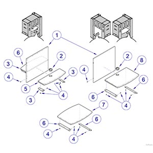 Midsection Shelving Options
