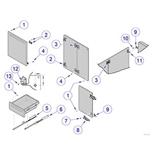Door and Drawer Components