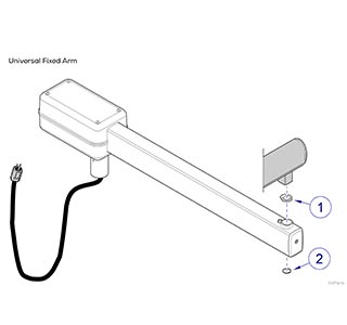 Universal Fixed Arm Stop Washer and Retaining Ring for All Models