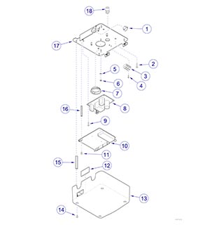 Track Mounted Lights w/ Monitor, Monitor Power Box