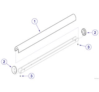 Flex Arm Covers And End Caps for 153818-003 thru -005 and 153914 Models