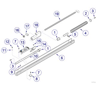 Flex Arm Assemblies for 153818-003 thru -005 and 153914 Models