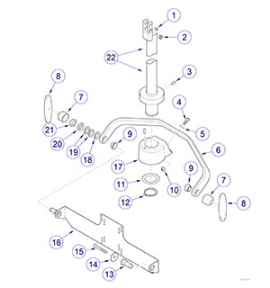 Flex Arm / Monitor Mount (029-4739-0x) Monitor Mount for 19” Monitor