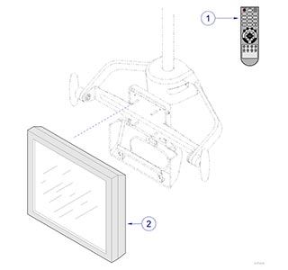 Flex Arm / Monitor Mount (029-4739-0x) Monitors