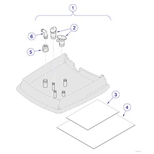 Junction Boxes- J-Box Pre-Install Kit: Contoured / Square