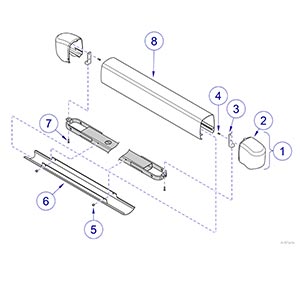 Delivery Unit Flex Arm, Covers and End Caps
