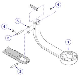 Elevance Delivery Unit Flex Arm, Unit Post