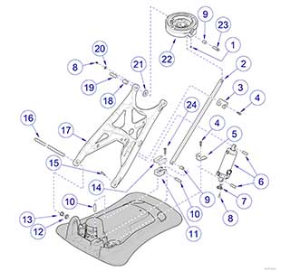 Lift Arm Linkage Components