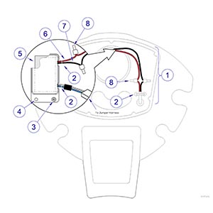 Integrated Handpieces (Elevance® Delivery Systems) Curing Light 153784-002 (includes Items 1-11)