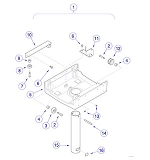 Trolley Assemblies 029-5577-0x for Model 153910