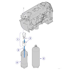 Elevance® Console Water Bottle Quick Disconnect Cap Assembly