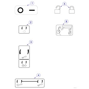 Delivery Control Knob Labels