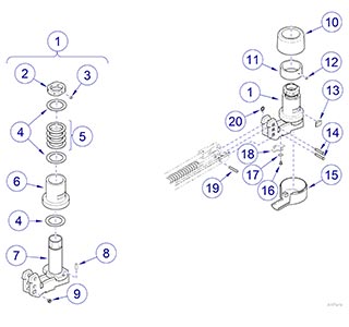 End Post 029-4739-0x For Models 029-4739-01 And -02