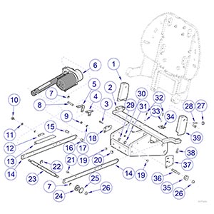 Biltmore/Knight Chairs Seat Components