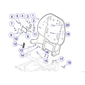 Biltmore/Knight Chairs Back Component