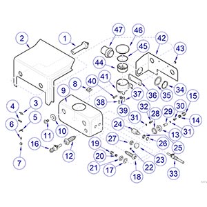 Asepsis 21 Delivery Unit LR Vac Pak Lower Components