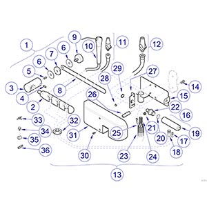 Asepsis 21 Delivery Unit LR Vac Pak Upper Components