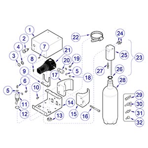 Distilled Water System Kit - Universal Mount