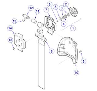 Double Articulating Headrest