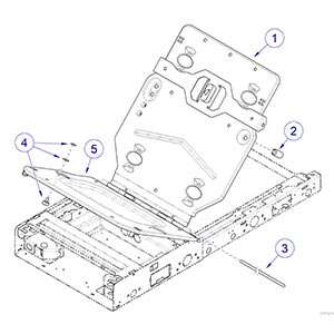 224 Seat / Back Mounting Frame