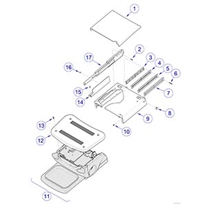 646 Chair Foot Extension Housing