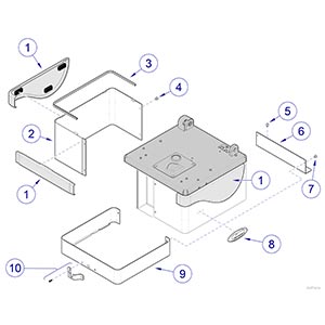 646 Chair Base Shrouds