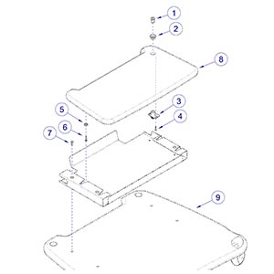 Laptop Secondary Worksurface Assembly