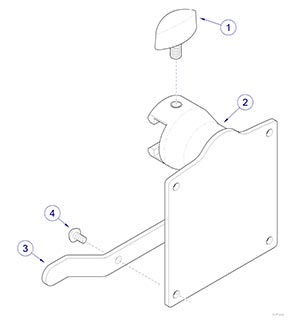 253 Light Light Rail Mount Hardware