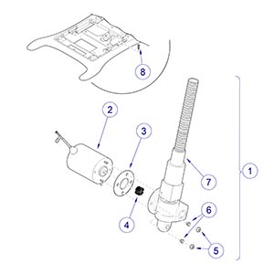 230 Chair Base Actuator