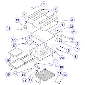 230 and 630 Chair Ritter Model Seat Section