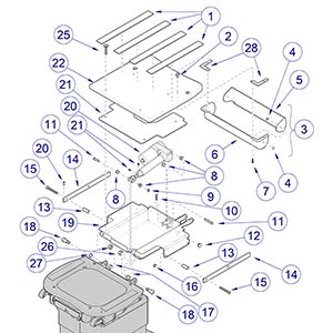 230 Chair Back Section