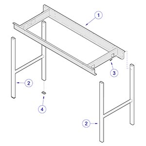 203 Exam Table Table Frame