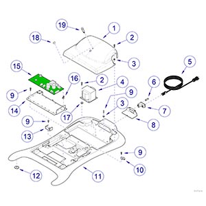 647 Chair Standard Base Components