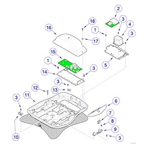 647 Chair Rotational Base / Upper Section