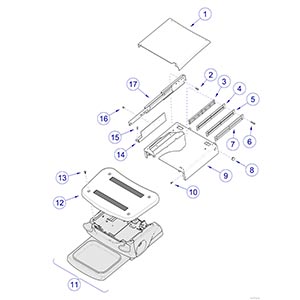 647 Chair Foot Extension Housing