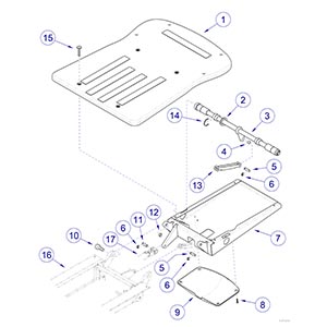 647 Chair Back Section