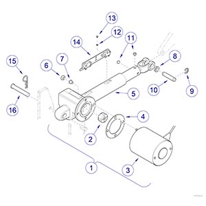 646 Chair Back Actuator / Limit Switches