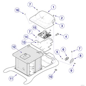 646 Chair Standard Base Components