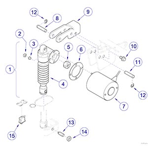 647 Chair Tilt Actuator / Limit Switch