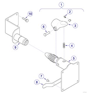 253 Light Light Podiatry Spline Mount System