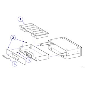 Med Drawer Options MD 30-MM Med Drawer w/ Lock