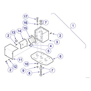 Ceiling Plate, Single Light