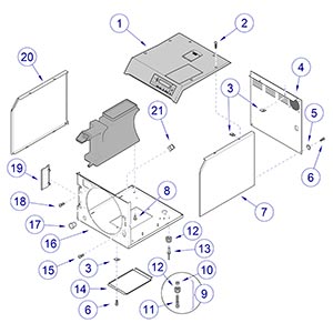 M9/M11 Sterilizer -033 / -034 Main Enclosure